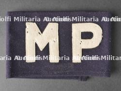Brassard MP. US Military Police armband.
