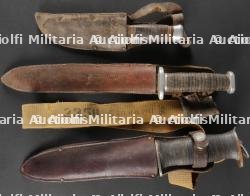 Lot de 3 poignards de combat US. Lot of 3 US combat knives