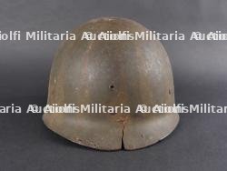 Lot Liner de casque parachutiste US avec laundry, liner casque USM1 et quart nominatifs. Lot of US paratrooper helmet liner with laundry number, USM1 liner and named mess kit cup — miniature 2