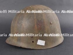 Lot Liner de casque parachutiste US avec laundry, liner casque USM1 et quart nominatifs. Lot of US paratrooper helmet liner with laundry number, USM1 liner and named mess kit cup — miniature 4