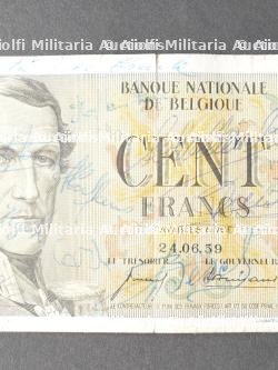 Billet avec dédicace vétéran 101st AB. Banknote signed by 101st Airborne veteran — miniature 3