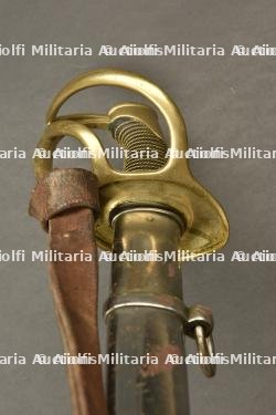 Sabre français troupe M1822 de cavalerie légère avec sa dragonne. French M1822 enlisted light cavalry sabre with sword knot. — photo 4