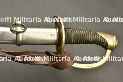 Sabre français troupe M1822 de cavalerie légère avec sa dragonne. French M1822 enlisted light cavalry sabre with sword knot. — miniature 13