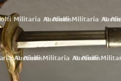 Sabre d'officier de cavalerie francais modèle 1854 avec dragonne sifflet. French M1854 cavalry officer sabre with whistle sword knot. — miniature 4