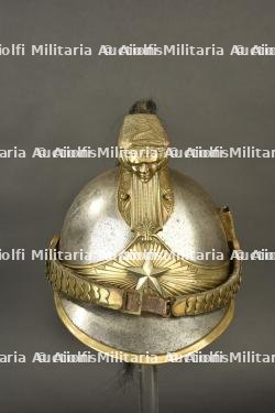Casque modèle 1913 du 4e hussards avec pipe artisanale, provenance Loos en Gohelle. M1913 helmet of the 4th Hussars with handmade pipe from Loos-en-Gohelle. — miniature 17