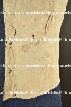Capote francaise troupe M1877 gris de fer bleuté. French M1877 enlisted greatcoat in bluish iron grey. — miniature 2