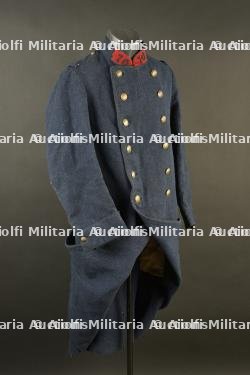 Capote francaise troupe M1877 gris de fer bleuté. French M1877 enlisted greatcoat in bluish iron grey. — photo 12