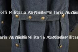 Capote francaise troupe M1877 gris de fer bleuté. French M1877 enlisted greatcoat in bluish iron grey. — miniature 14
