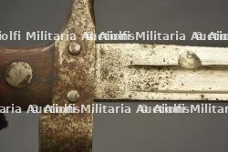 Baïonnette Berthier M1892 avec son porte fourreau. Berthier M1892 bayonet with scabbard frog. — miniature 3