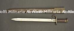 Baïonnette française pour le Remington Rolling Block. French bayonet for the Remington Rolling Block rifle.