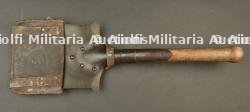 Pelle francaise avec étui cuir. French shovel with leather carrier. — miniature 5