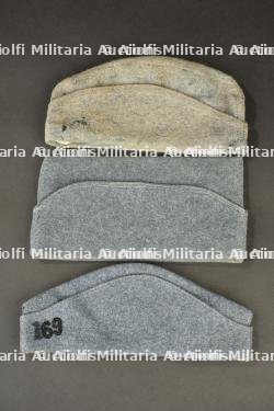 Lot de 3 bonnets de police francais. Lot of 3 French side caps. — photo 6