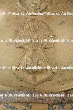 Casque Adrian moutarde des troupes coloniales. Mustard-coloured Adrian helmet of French Colonial Troops. — photo 8