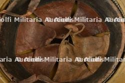 Casque Adrian moutarde du Génie. Mustard-coloured Adrian helmet of French Engineers. — photo 2