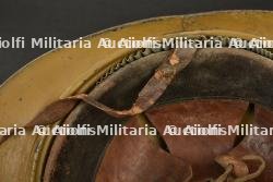 Casque Adrian moutarde du Génie. Mustard-coloured Adrian helmet of French Engineers. — miniature 3
