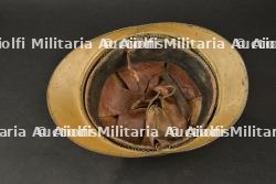 Casque Adrian moutarde du Génie. Mustard-coloured Adrian helmet of French Engineers. — miniature 4
