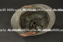 Casque Adrian bleu horizon du Génie. Horizon blue Adrian helmet of French Engineers. — miniature 3