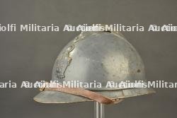 Casque Adrian bleu horizon du Génie. Horizon blue Adrian helmet of French Engineers. — miniature 8