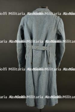 Capote francaise troupe M1915 bleu horizon du 55e de Ligne. French M1915 enlisted horizon blue greatcoat of the 55th Infantry Regiment. — photo 15