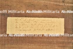 Panneau de tranchée indicateur du PC de M. Pimouget commandant de compagnie. Trench sign marking Company Commander Pimouget's headquarters. — miniature 3
