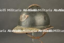 Casque Adrian de Chasseur du capitaine Bodart. Captain Bodart's Chasseurs Adrian helmet. — miniature 5