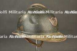 Casque Adrian de Chasseur du capitaine Bodart. Captain Bodart's Chasseurs Adrian helmet. — miniature 6