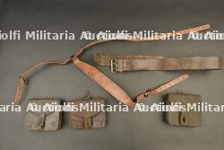 Ensemble brelage français. French Y-strap equipment set.