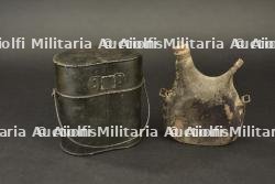Gamelle et bidon français. French mess tin and canteen. — photo 4