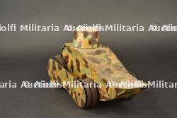 Jouet en tôle Char FT17 de Charles Rollet Charles Rollet FT17 tank tinplate toy. — miniature 4