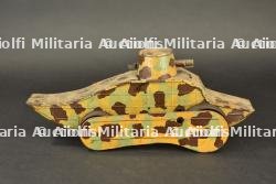 Jouet en tôle Char FT17 de Charles Rollet Charles Rollet FT17 tank tinplate toy. — miniature 7