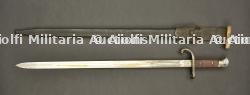 Baïonnette belge longue pour carabine 1889. Long Belgian M1889 carbine bayonet.