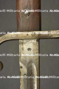 Baïonnette belge longue pour carabine 1889. Long Belgian M1889 carbine bayonet. — photo 5
