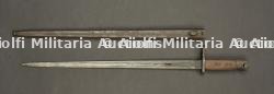 Baïonnette belge modèle 1916. Belgian M1916 bayonet for the Mauser M1889 rifle.