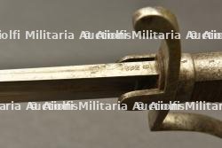 Sabre allemand Blucher de l'artillerie avec porte sabre en cuir. German Blücher artillery sabre with leather sword carrier. — photo 1