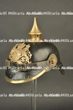 Casque à pointe M1896 Bavarois du 21 IR. Bavarian M1896 pickelhaube of the 21st Infantry Regiment. — photo 13