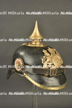 Casque à pointe M1896 Bavarois du 21 IR. Bavarian M1896 pickelhaube of the 21st Infantry Regiment. — miniature 14