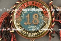 Gourde et canne de réservistes et paquet Feldpost bavarois. Bavarian reservists' canteen and walking stick with Feldpost parcel. — photo 6