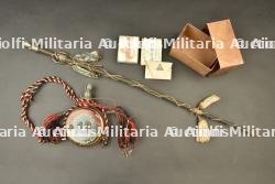 Gourde et canne de réservistes et paquet Feldpost bavarois. Bavarian reservists' canteen and walking stick with Feldpost parcel. — photo 12