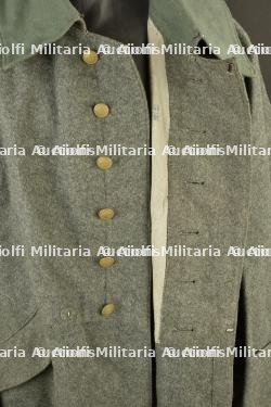 Mantel troupe feldgrau M1915 prussien. Prussian M1915 enlisted feldgrau greatcoat. — miniature 4