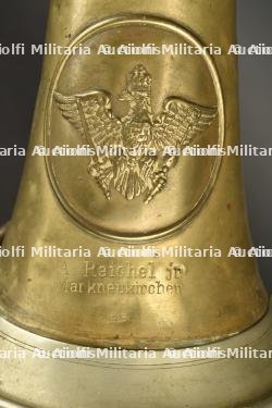 Ceinturon avec boucle du Wurttemberg et Signalhorn prussien. Württemberg belt and Prussian signal horn. — photo 7