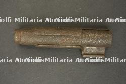 Adaptateur de baïonnette allemande sur fusil Lebel de prise. German bayonet adapter for a captured Lebel rifle.