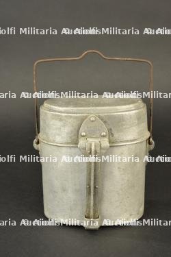 Gamelle, quart et couverts allemands. German mess tin, cup and cutlery. — miniature 6