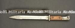 Baïonnette allemande 84-98 à dents de scie. German S84/98 sawback bayonet.