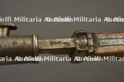 Baïonnette allemande 84-98 1er type régimentée. German first-pattern S84/98 regimental bayonet. — photo 2
