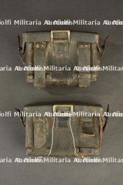 Vraie paire de cartouchières allemandes M1895 du FR86. Genuine pair of German M1895 ammunition pouches of Fusilier Regiment 86. — miniature 6