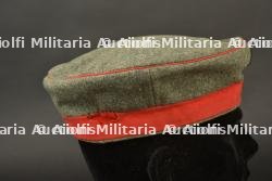 Mütze M1907 feldgrau de réserviste prussien. Prussian reservist's M1907 feldgrau field cap. — miniature 5