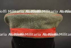 Mütze M1907 feldgrau de réserviste prussien. Prussian reservist's M1907 feldgrau field cap. — miniature 6