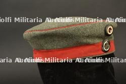 Mütze M1907 feldgrau de réserviste prussien. Prussian reservist's M1907 feldgrau field cap. — miniature 11
