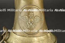 Signalhorn du JR23 avec sa sangle. Signal horn of German Infantry Regiment 23 with strap. — photo 7