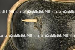Casque à pointe du Wurttemberg avec impacts. Battle-damaged Württemberg pickelhaube. — miniature 7